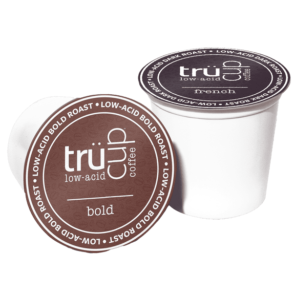 trcup Low Acid K Cups  Sample Pack - Bold & French 4 Count