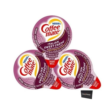 Single Serve Non-Dairy Coffee Creamer | Kosher, Lactose Free | Pack of 50 (Italian Sweet Creme)