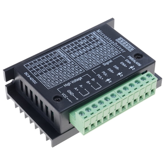 Single Shaft Microstepping TB6600 Stepper Motor Driver 4A 9-42V Compatible for 17, 23Motors for Applications