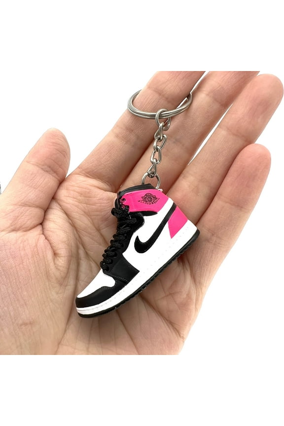 Single Shoe No Box Air Jordan 3D Mini Sneaker Keychain, Basketball Sneaker Collectible