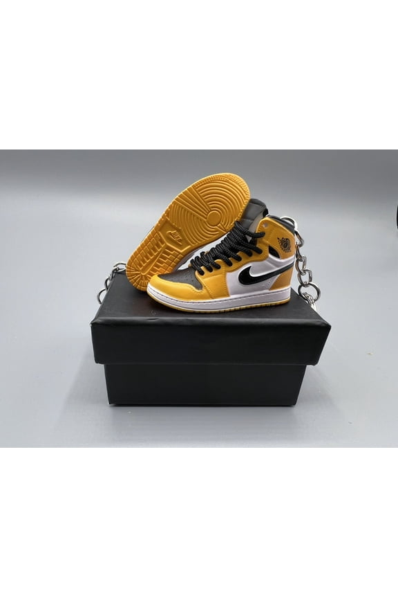 Single Shoe No Box Air Jordan 3D Mini Sneaker Keychain, Basketball Sneaker Collectible