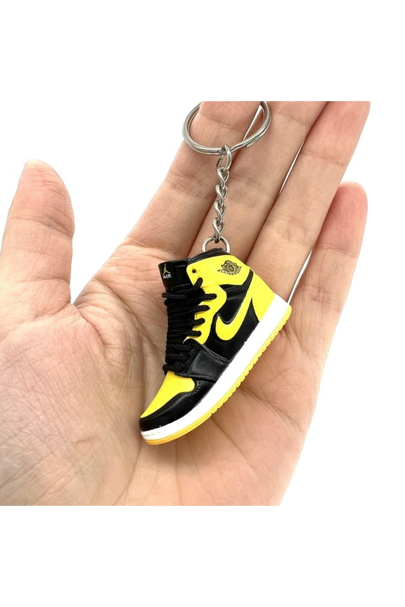 Single Shoe No Box Air Jordan 3D Mini Sneaker Keychain, Basketball Sneaker Collectible