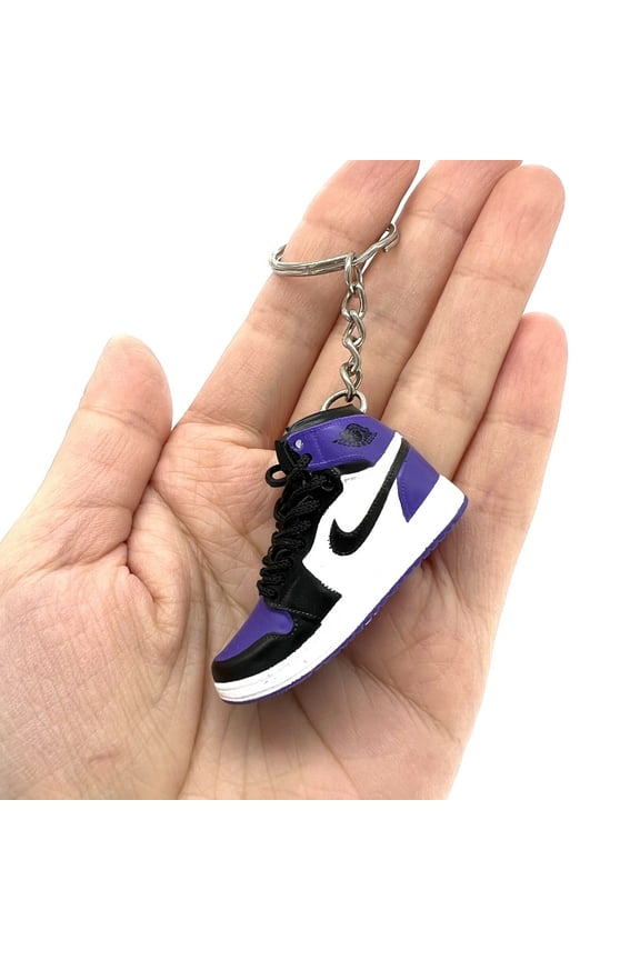 Single Shoe No Box Air Jordan 3D Mini Sneaker Keychain, Basketball Sneaker Collectible