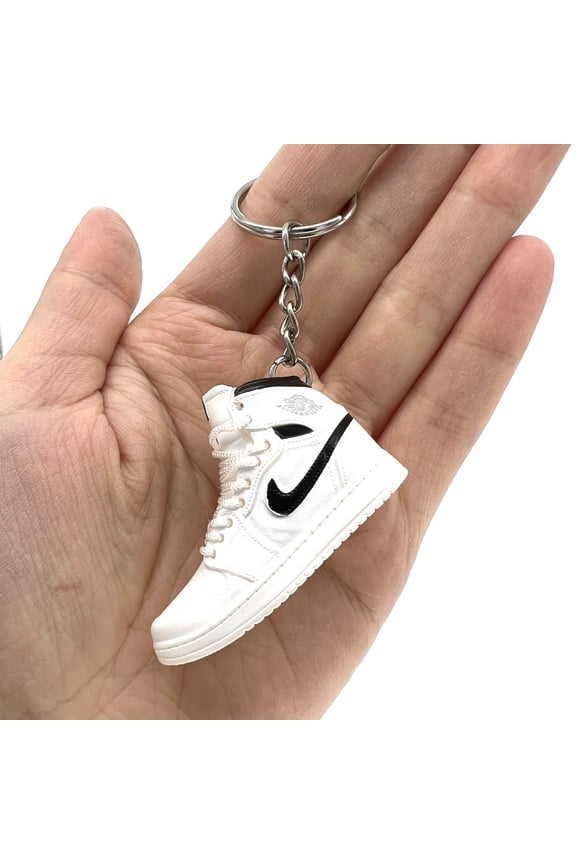 Single Shoe No Box Air Jordan 3D Mini Sneaker Keychain, Basketball Sneaker Collectible
