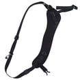 thumbnail image 1 of Single Shoulder Camera Strap Quick Release Anti-Slip Soft Pad Nylon Breathable Curved Strap with Metal Hook for SLR/DSLR,1 * Shoulder Strap,Black, 1 of 8