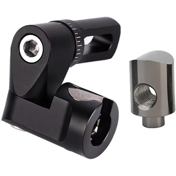 Single Side Adjustable V Bar Mount, Archery Stabilizers Bow Stabilizer Quick Disconnect Rod for Compound Bow, Single Sidebar Back Bar Stabilizer Mount