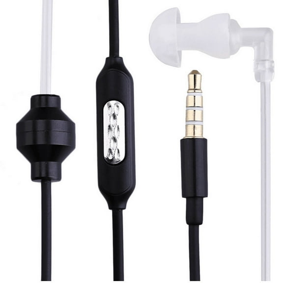 Single Side Anti Radiation Air Tube Headset With Microphone