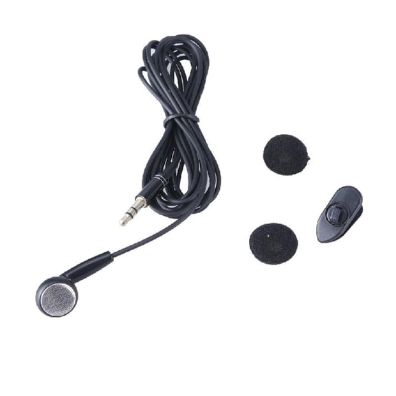 Single Side Earbud Headphones Stereo in-Ear Earphone Removable Earphone for PC