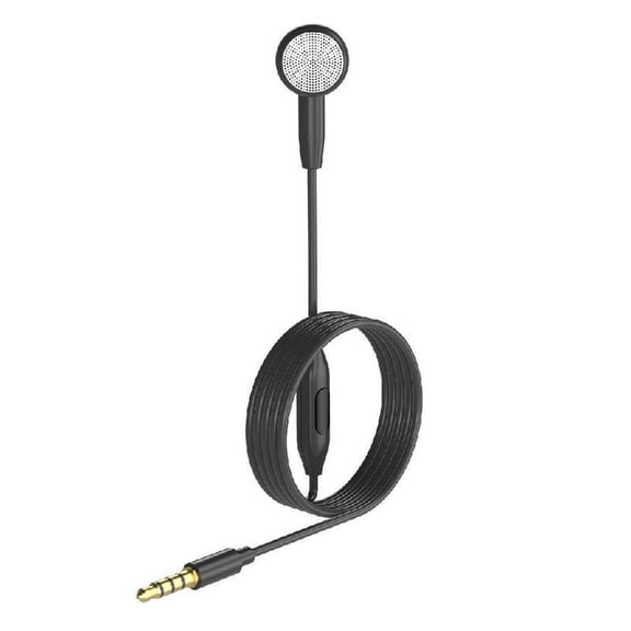 Single Side Earbud With Microphone For One Ear Listenings 3.5mm/Type C,Comfortable Fit,Single Earphone One Side Earplugs