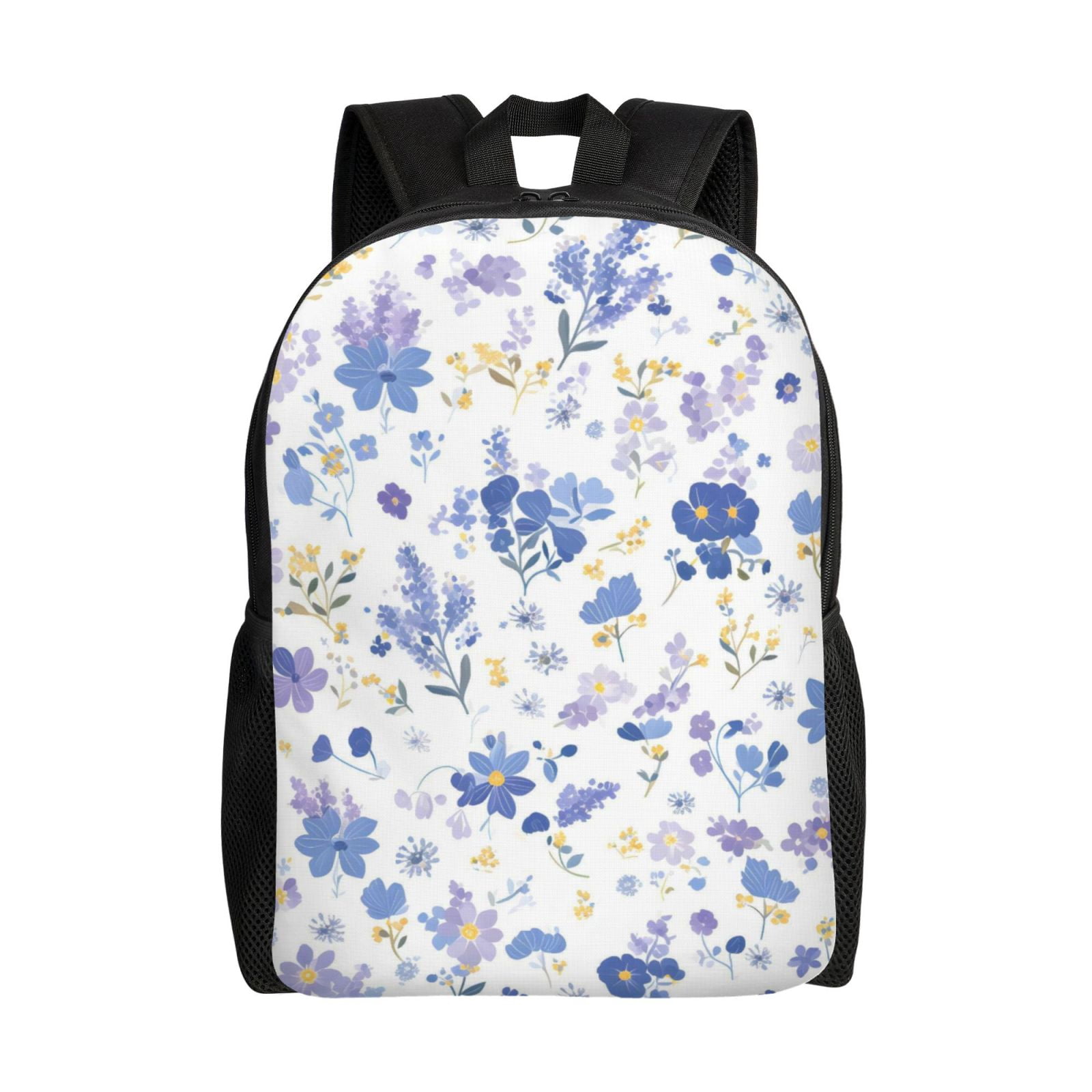 Single Side Full Backpack 16.1×11.8×4.5in Large Capacity Breathable Shoulder Belt Leisure Simple And Strong Bearing Capacity Milk Cow Print Style Lavender_4