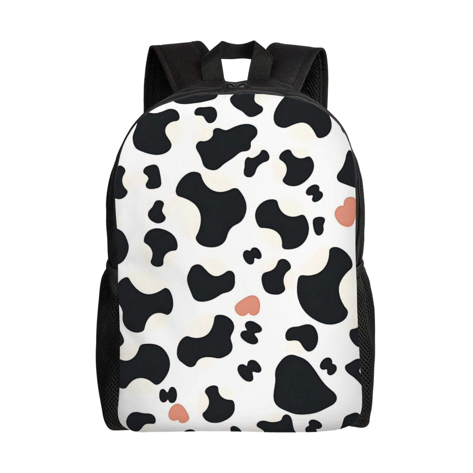 Single Side Full Backpack 16.1×11.8×4.5in Large Capacity Breathable Shoulder Belt Leisure Simple And Strong Bearing Capacity Simple Cow Print Pattern1_3