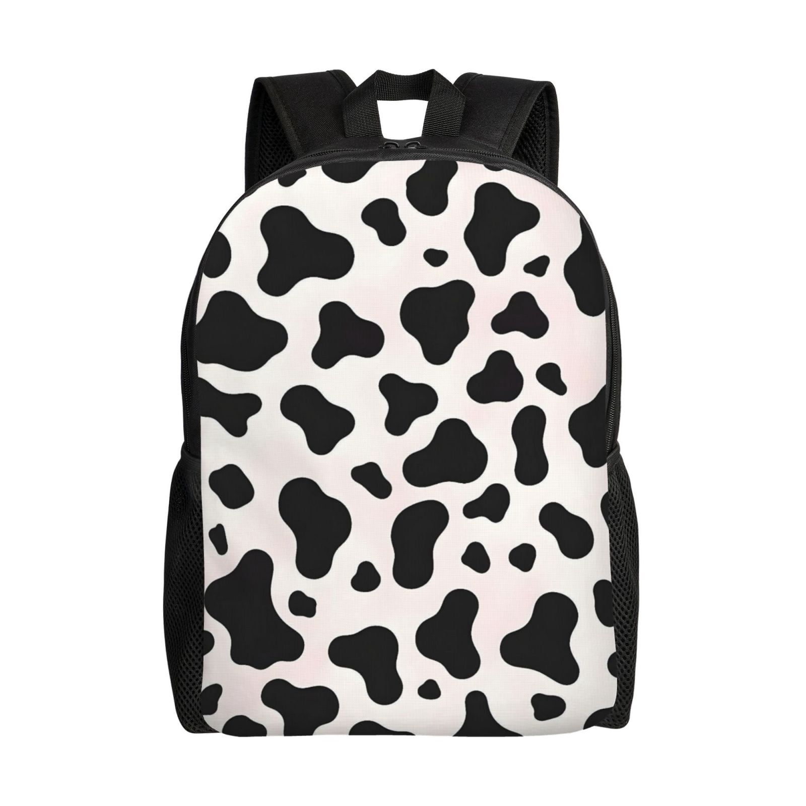 Single Side Full Backpack 16.1×11.8×4.5in Large Capacity Breathable Shoulder Belt Leisure Simple And Strong Bearing Capacity Simple Cow-Print Pattern1_4