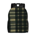 thumbnail image 1 of Single Side Full Backpack 16.1×11.8×4.5in Large Capacity Breathable Shoulder Belt Leisure Simple And Strong Bearing Capacity Springgreen Buffalo Plaid Check Tartan Scotland_1, 1 of 8