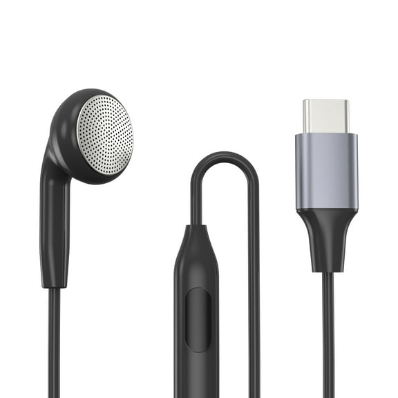 Single Side Headset with Microphone, Type C Headset One Ear Earphone Headset Car Driver Single Side Headset