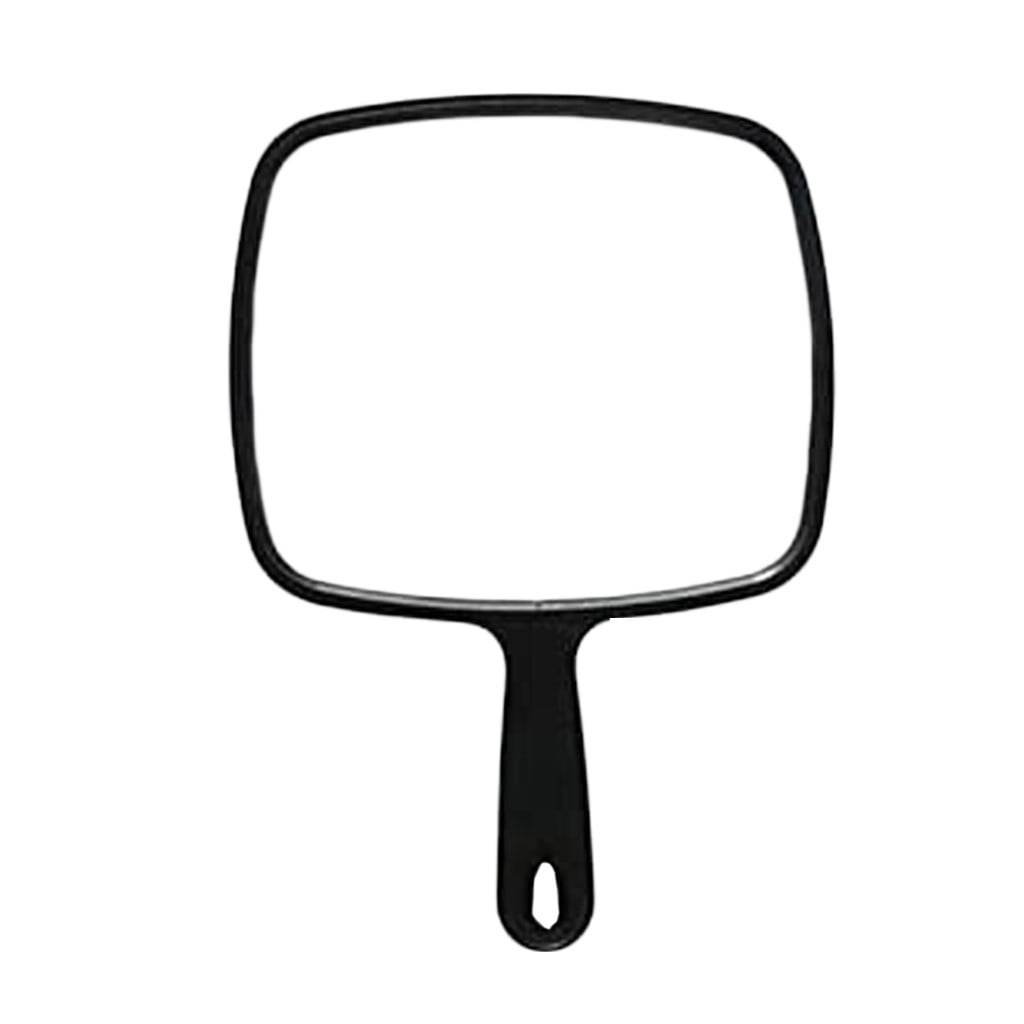 Single Side Large Comfortable Handheld Mirror With Handle