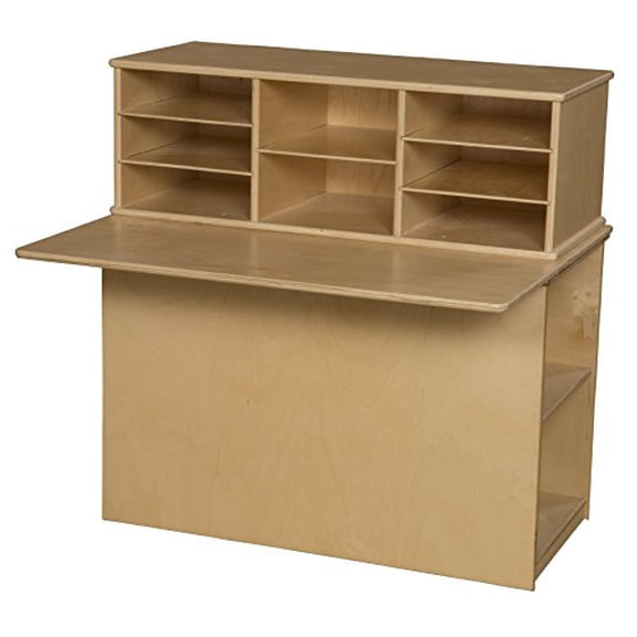 Wood Designs 31110 Single Sided Junior Writing Center, 36.62" Height, 36.18" Width, 29.5" Length