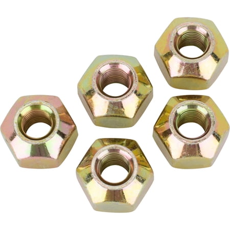 Single Sided Metric Wheel Lug Nut, 1 Inch Hex, Pack Of 5