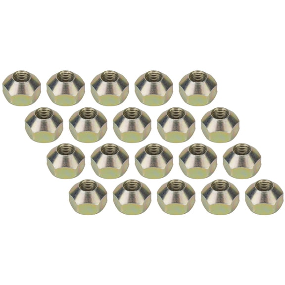 Single Sided Metric Wheel Lug Nut, 12mm x 1.50, 20 pack