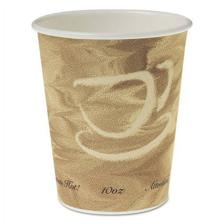 Single Sided Poly Paper Hot Cups, 4 oz, Mistique Design, 1,000/Carton Single Sided Poly Paper Hot Cups, 4 oz, Mistique Design, 1,000/Carton