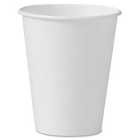 Single-Sided Poly Paper Hot Cups, 1000 Per Carton