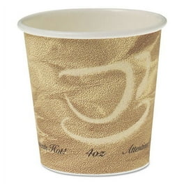 Single Sided Poly Paper Hot Cups, 4 oz, Mistique Design, 1,000/Carton Single Sided Poly Paper Hot Cups, 4 oz, Mistique Design, 1,000/Carton