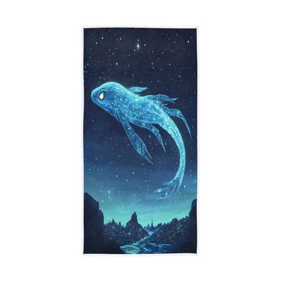 Single-Sided Print Hand Towel Breathable & Soft Towels Wash Cloth for Workout Running Ancient Sea Creature 30x15 Inch