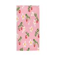 thumbnail image 1 of Single-Sided Print Hand Towel Breathable & Soft Towels Wash Cloth for Workout Running Daisies and Bow Pattern 30x15 Inch, 1 of 5