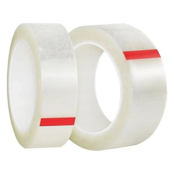 Single Sided Self Adhesive For Static-Free Use, Strong Nano Double Sided Tape Eco-Friendly Biodegradable Cellophane Clear, For Gift Wrapping And Light Duty Packaging (5m/196.8in)