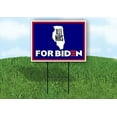 thumbnail image 1 of Single Sided Sign ILLINOIS FOR BIDEN Yard Sign ROAD SIGN with Stand, 1 of 2