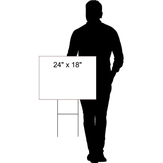 Single Sided Sign MARYLAND FOR BIDEN Yard Sign ROAD SIGN with Stand