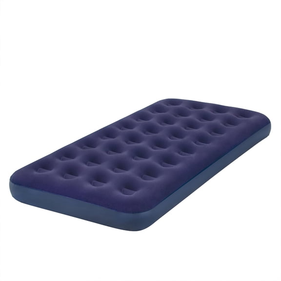 Single Size Air Mattress Inflatable Bed, Blow Up Mattress Camping Sleeping Pad