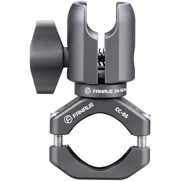 Single Socket Arm with Handlebar Clamp Mount U-Bolt Base Compatible with RAM Mounts 1 Inch Ball Head and Bike Motorcycle Phone Holder, Can be Installed on 0.87-1.26" Diameter Rail Round Rod.