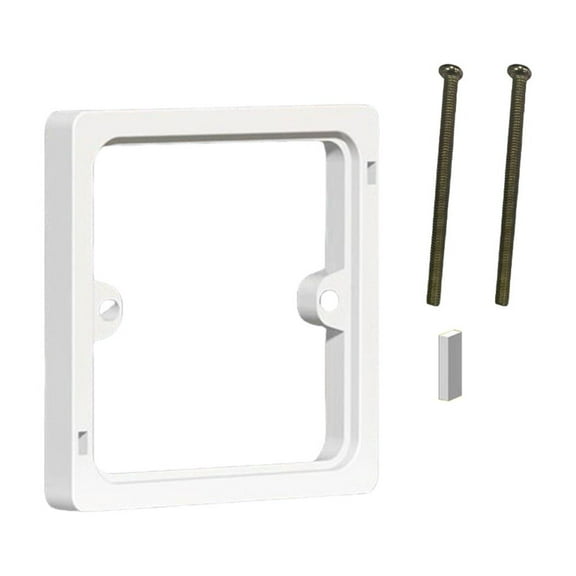 Single Socket Spacer Electrical Outlet Box Extender Single Gang Box Extender Square Spacer for Living Room School Offic
