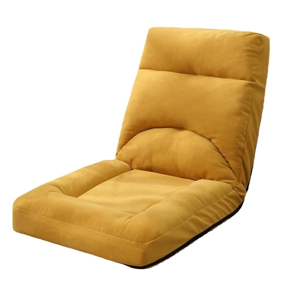 Single Sofa Foldable Recliner Chair Window Lazy Lounge Chairs Seat, Folding Lawn Chairs Reclining Living Room Lounge Chairs Adjustable Backrest Chair for Bedroom, Living Room