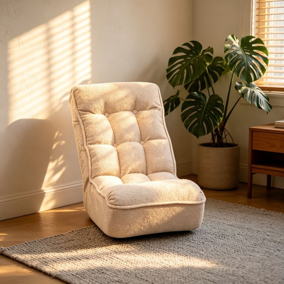 Single Sofa Reclining Chair Japanese Chair Lazy Sofa Tatami Balcony Reclining Chair Leisure Sofa Adjustable Chair