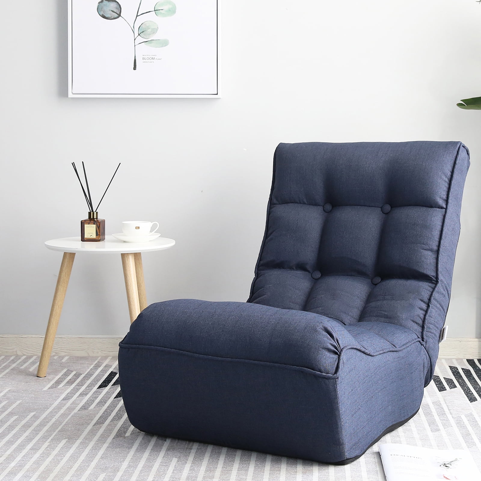 Single Sofa Reclining Chair Lazy Recliner Leisure Sofa With Built In ...