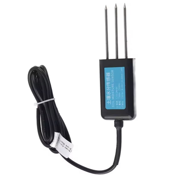 Single Soil Humidity Sensor Soil Moisture Transmitter RS485 Output Soil Tester 12-24V DC Measurement Range 0-100%