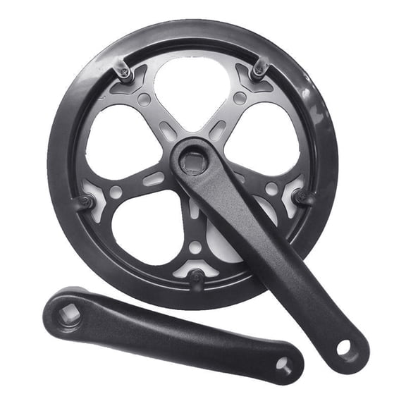 Single Speed 52T/48T/40T Chainwheel Crankset Aluminum Alloy Bicycles Crank Chain Wheel Folding Bike Chainwheel Crankset