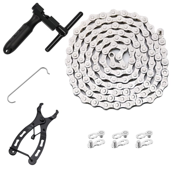 Single Speed Bike Chain, Bike Chain for Road Mountain Racing Cycling