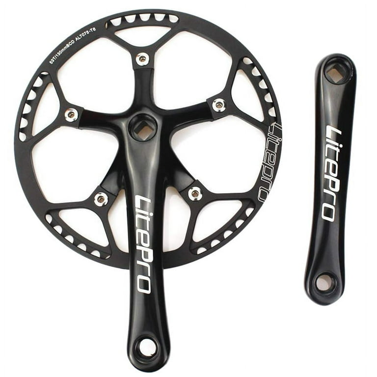 Single Speed Crankset 53T 170mm Crankarms Folding Bike Crankset with Protective Cover for Bike Track Road Bicycle Walmart