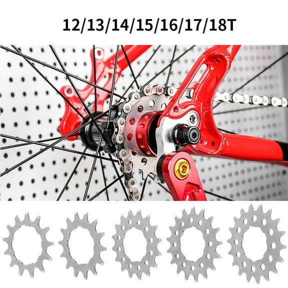 Single-Speed Flywheel Gears Bicycle Bike Sprocket Fixed Single Speed Cog Thread Ring 12/13/14/15/16/17/18T Flywheel Gears 13T Fangkenuo