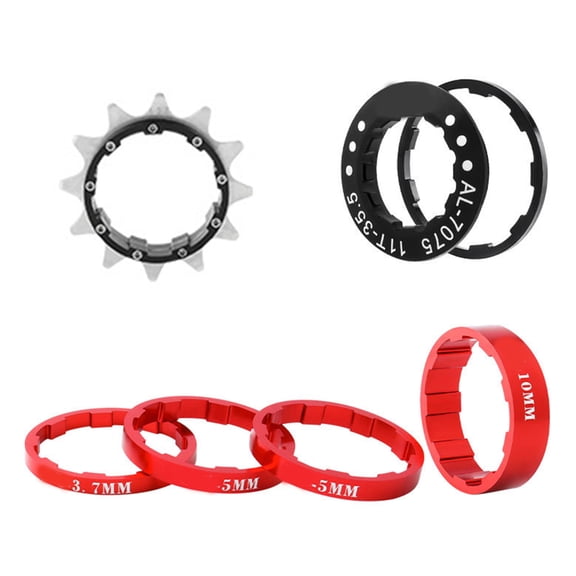 Single Speed Stainless Steels Cogs Bike Freewheels High Strength Steel Single Speed Cogs Bicycles Sprocket Freewheels