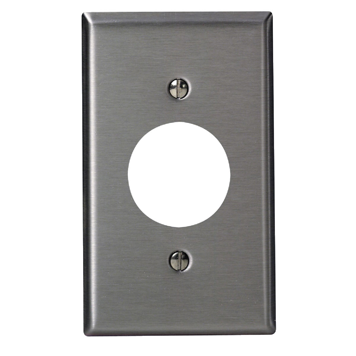 Single Stainless Steel Outlet Wall Plate
