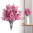 thumbnail image 1 of Single Stem of Artificial Baby's Breath Flower Arrangement Bundles Breath Flowers Artificial Gypsophila Bouquets Real Arrangements for Table Centerpieces Wedding Home Farmhouse Diy Decor, Pink, 1 of 9