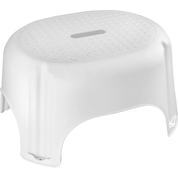 Single Step Stool for Kids and Adults, Supports 200-Pound Load Capacity for Children to Reach The Sink and Areas That are a bit Too High - Perfect for Bathroom and Kitchen