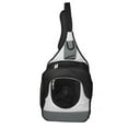 thumbnail image 1 of Single Strap Over-The-Shoulder Navigation Hands Free Backpack And Front Pack Pet Carrier, Gray - Medium, 1 of 1