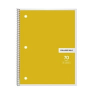 Staples 1-Subject Notebooks 8" x 10.5" College Ruled 70 Sheets Assorted ...