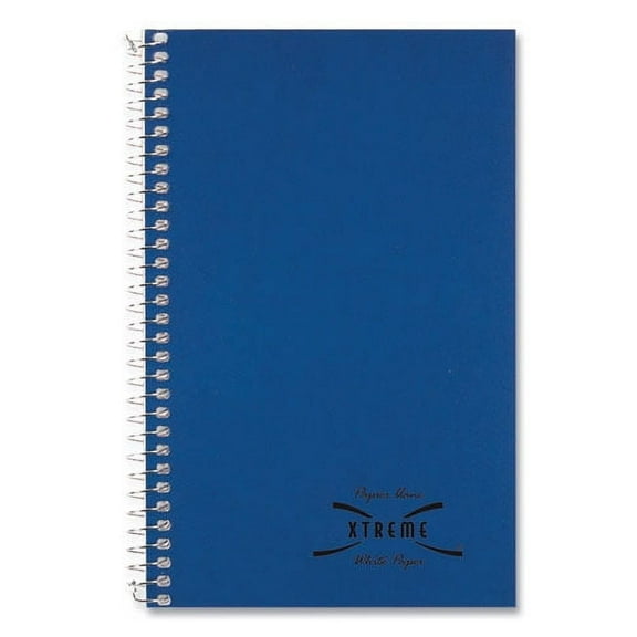 "Single-Subject Wirebound Notebooks, 1 Subject, Medium/college Rule, Kolor Kraft Blue Front Cover, 7.75 X 5, 80 Sheets | Bundle of 10 Each"
