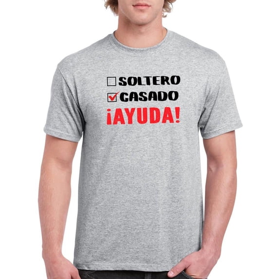 Single. Taken. Help! T-Shirt Men -Smartprints Designs, Male 4X-Large