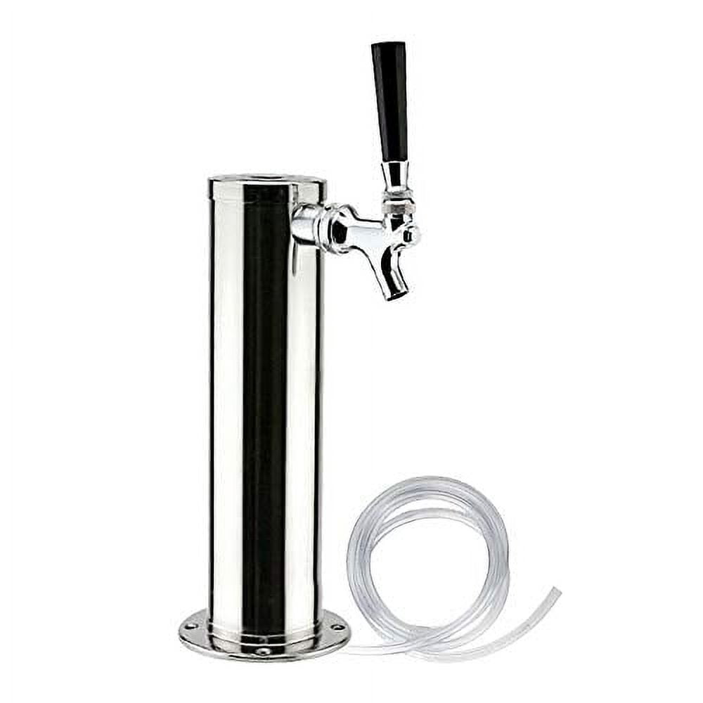 Single Tap Draft Beer Towers Beer Tower Dispenser Stainless Steel 3